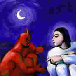 A Satan tienta al hijo del dios Jesús Cristo.